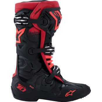 ALPINESTARS Tech 10 Boots - Black/Red - US 7 / EU 40.5 2010020-13-7