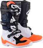 ALPINESTARS Youth Tech 7S Boots - Black/Orange/White - US 7 2015017-1241-7