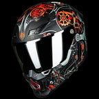 ILM Full Face Motorcycle Helmets Racing Helmet Model MF509 - Super-mecha-red / Small - Hot Sale