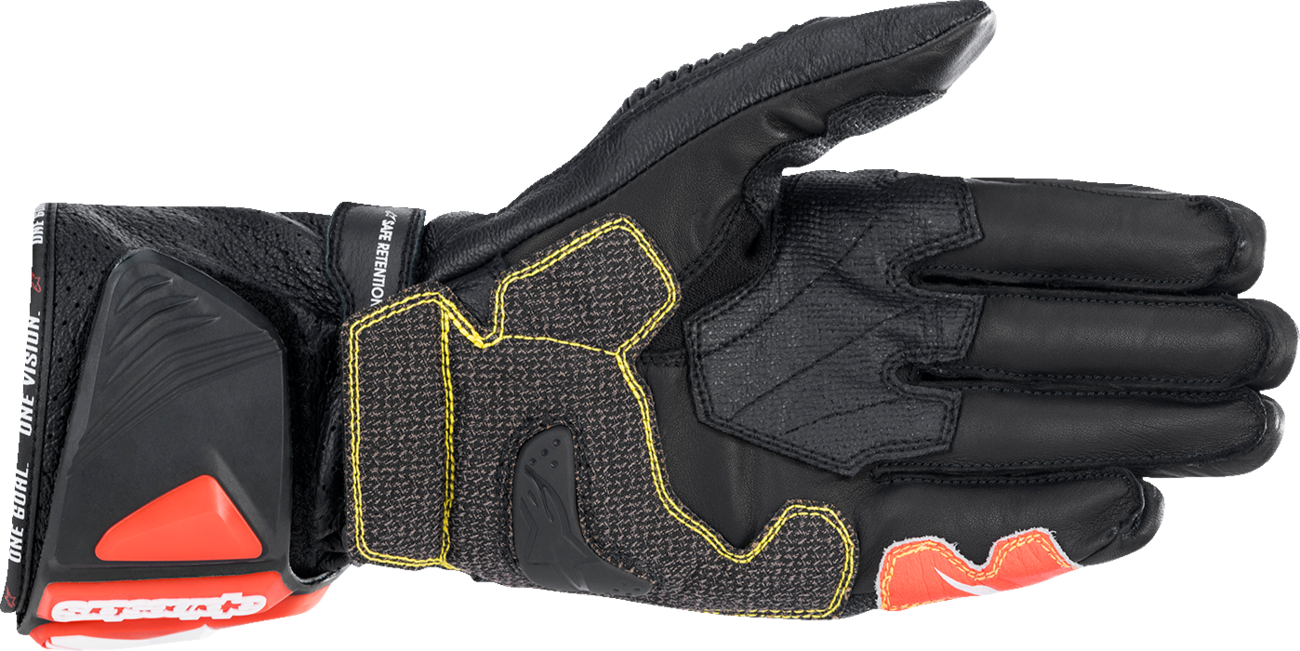 ALPINESTARS GP Tech V2 S Gloves - Black/White/Fluo Red - 2XL 3556422-1231-2X - Gloves