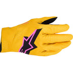 ALPINESTARS Supertech MX Gloves - Gold/Black/Fluo Pink - 4XL 3560526-5005-4X