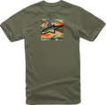 ALPINESTARS Free Camo T-Shirt - Military - 2XL 1232-722206902X