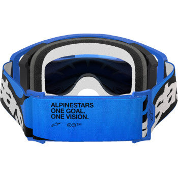 ALPINESTARS GOGGLES Supertech Goggle - Stream - Blue - Blue Mirror 5100625-7271 - Goggles