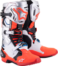 ALPINESTARS Limited Edition Vision Tech 10 Boots - Black/White/Silver/Red - US 11 2010020-1283-11