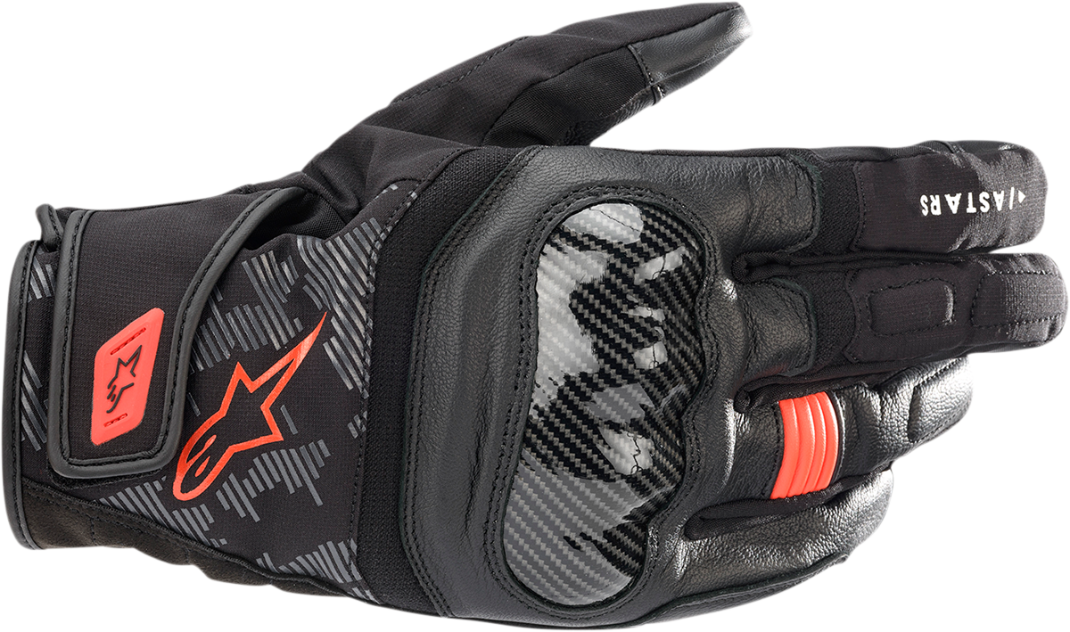 ALPINESTARS SMX Z Drystar® gloves - Black/Fluo Red - Small 3527421-1030-S - Gloves