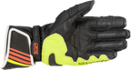 ALPINESTARS GP Plus R v2 Gloves - Metallic Gray/Black/Fluo Yellow/Fluo Red - Small 3556520-9135-S - Gloves