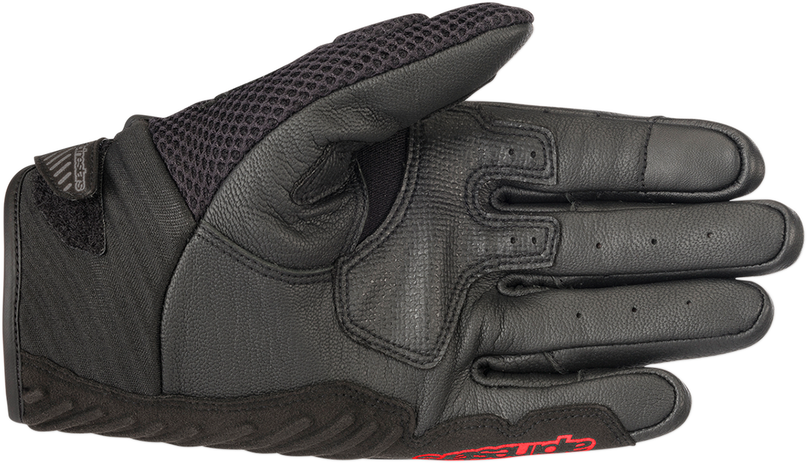 ALPINESTARS SMX-1 Air V2 Gloves - Black/Fluo Red - Medium 3570518-1030-M - Gloves