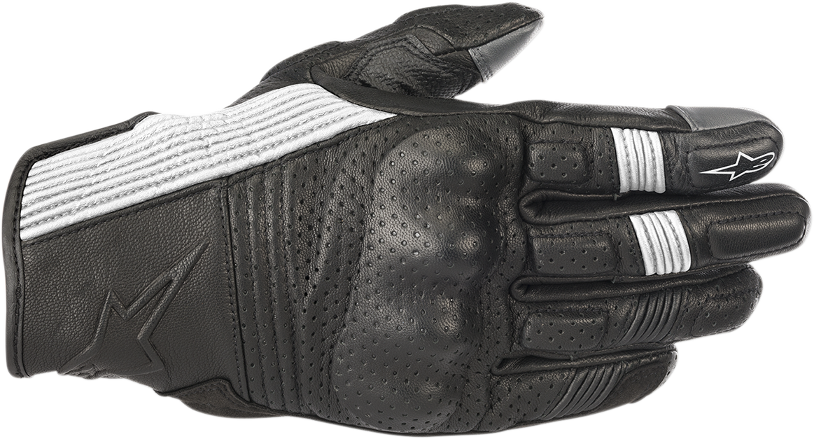ALPINESTARS Mustang V2 Gloves - Black/White - 3XL 3566118-12-3X - Gloves