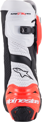 ALPINESTARS Supertech V Boots - Black/Fluo Red/White - US 10.5 / EU 45 2220121-124-45