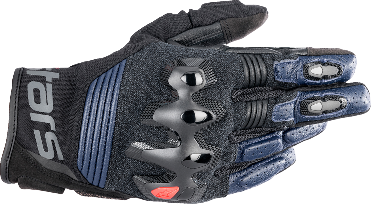 ALPINESTARS Halo Gloves - Dark Blue/Black - Medium 3504822-7109-M - Gloves
