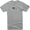 ALPINESTARS Flagged T-Shirt - Heather Gray - XL 1213720381026XL