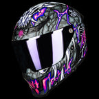 ILM Full Face Motorcycle Helmets Racing Helmet Model MF509 - Day1-purple / Small - Hot Sale