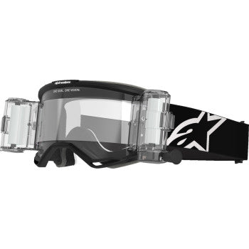 ALPINESTARS GOGGLES Vision 5 Roll-Off Goggle - Corp - Black - Clear 5102825-1529 - Goggles
