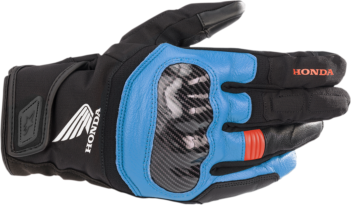 ALPINESTARS Honda SMX Z Drystar® Gloves - Black/Blue/Bright Red - 2XL 3527321-1737-2X - Gloves