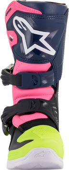 ALPINESTARS Tech 3S Boots - Black/Blue/Pink - US 1 2014518-1176-1