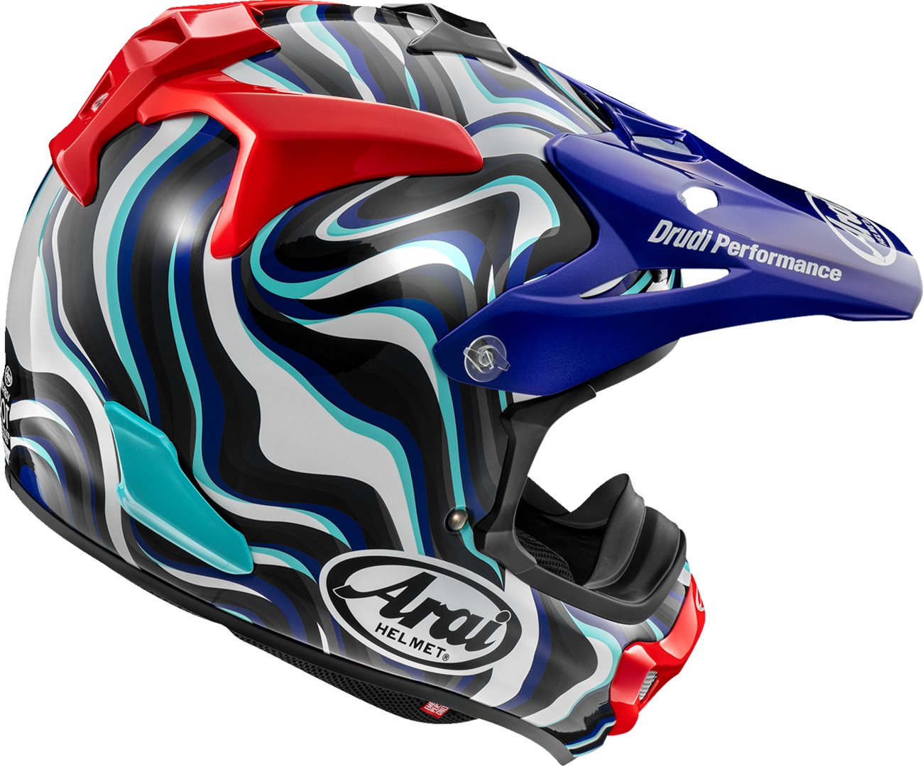 ARAI HELMETS, ARAI HELMETS VX-Pro4 Stream Helmet - Blue, Medium (Part Number 0110-8877)