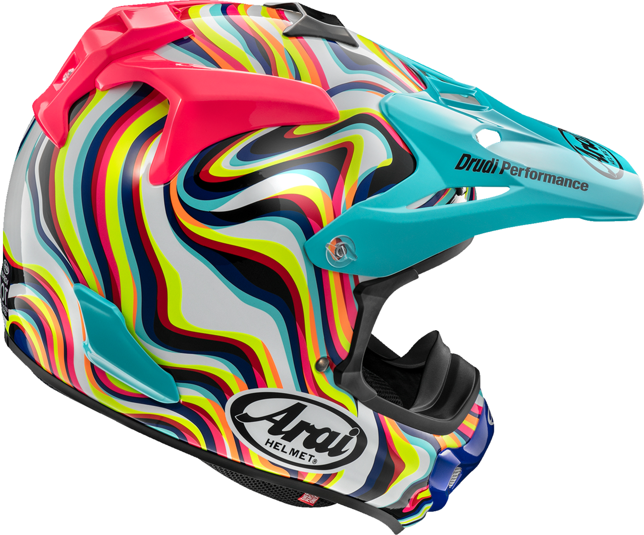 ARAI HELMETS, Arai Helmets VX-Pro4 Stream Pink Small with Advanced Safety and Comfort Features