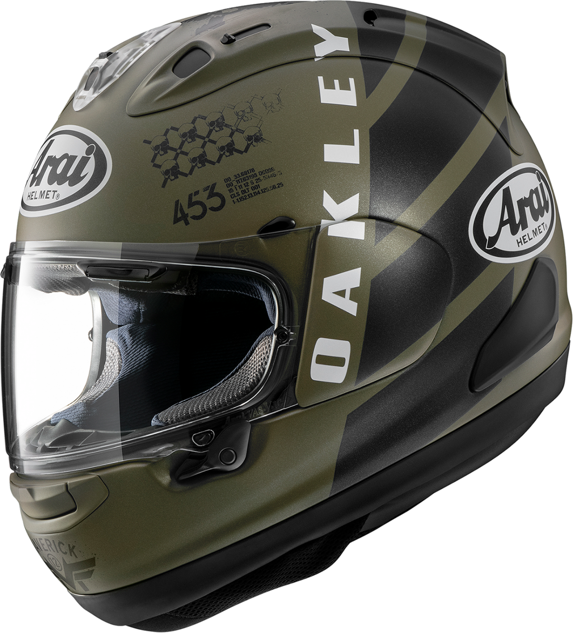ARAI HELMETS ARAI Helmets Corsair-X MVK Oakley 2XL with VAS Shield Mechanism and Advanced Ventilation