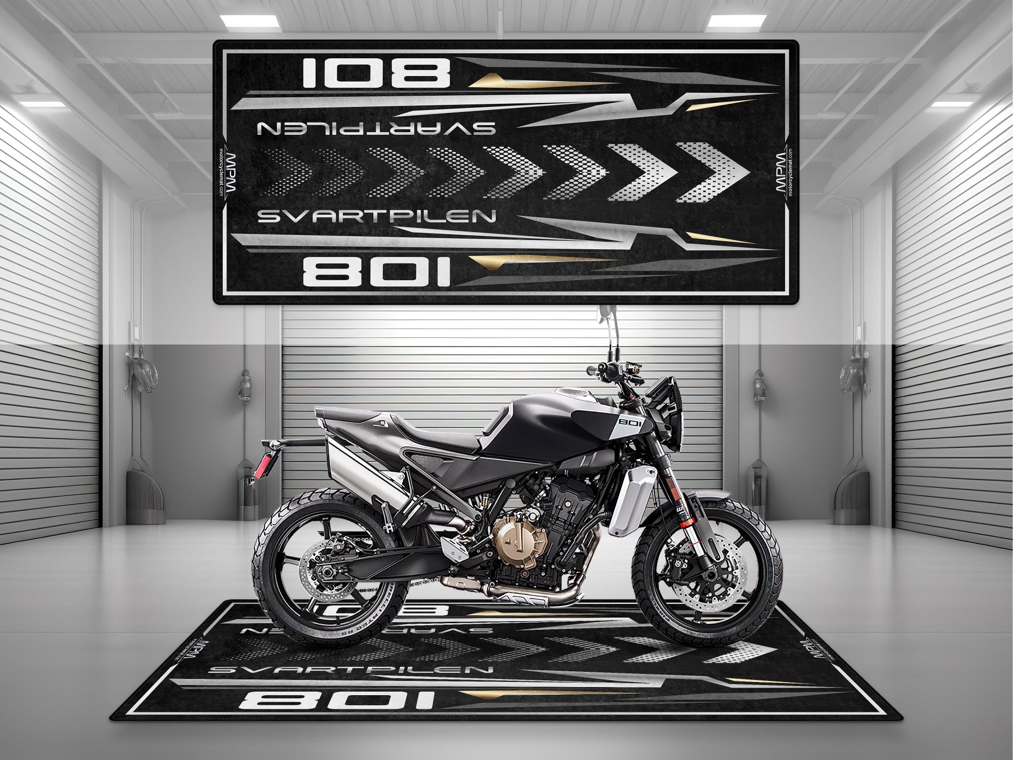 MPM Motorcycle Mat for Husqvarna Svartpilen 801 - MM4224