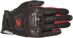 ALPINESTARS Honda SMX-2 Air Carbon V2 Gloves - Black/Red - Large 3567818-13-L - Gloves