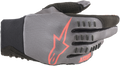 ALPINESTARS SMX-E Gloves - Gray/Red - Small 3564020-9038-S