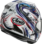 ARAI HELMETS, ARAI HELMETS Corsair-X Kiyonari Trico XL Helmet with VAS Shield Mechanism and Advanced Ventilation