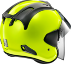 ARAI HELMETS, ARAI HELMETS Ram-X Helmet Small Fluorescent Yellow with VAS-Z Shield System