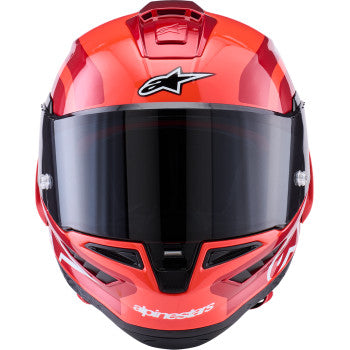 ALPINESTARS  Supretech R10 Helmet - 22.06 - Arius - Gloss - Black/White/Double Red - 2XL 8203926-1683-2XL