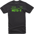ALPINESTARS Moto X T-Shirt - Black/Green - Medium 1213720241060M