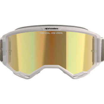 ALPINESTARS GOGGLES Vision 5 Goggle - Hollow - Wind - Gold Mirror 5102225-7311 - Goggles