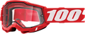100% Accuri 2 Enduro Goggles - Red - Clear 50015-00005