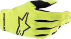 ALPINESTARS Youth Radar Gloves - Fluo Yellow/Black - 2XS 3541824-551-2X