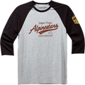 ALPINESTARS Script T-Shirt - Black/Heather Gray - Large 1230715051028L