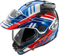 ARAI HELMETS, ARAI HELMETS XD-5 Trail Helmet with VAS-A Shield System and Max-Vision Shield - Blue, XS (Part No. 0140-0558)