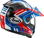 ARAI HELMETS, ARAI HELMETS XD-5 Trail Helmet with VAS-A Shield System and Peak – Blue, Small