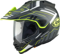 ARAI HELMETS ARAI HELMETS XD-5 Trail Helmet - Yellow Frost Large with VAS-A Shield System and Enhanced Ventilation