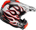 ARAI HELMETS, Arai Helmets VX-Pro4 Flame White Helmet XS - Model 0110-8953
