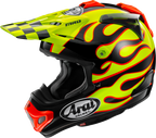 ARAI HELMETS, ARAI Helmets VX-Pro4 Flame Yellow Helmet - XS with Advanced Safety and Comfort Features