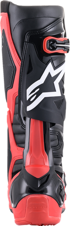 ALPINESTARS Tech 10 Boots - Black/Red Fluorescent - US 7 2010020-1030-7
