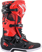 ALPINESTARS Tech 10 Boots - Black/Red - US 8 2010020-31-8