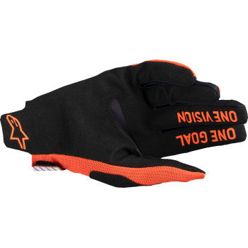 ALPINESTARS Radar Pro MX Gloves - Hot Orange - Small 3560325-420-S - Gloves