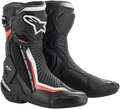 ALPINESTARS SMX+ Boots - Black/White/Red Fluorescent - US 9 / EU 43 2221019-1231-43