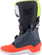 ALPINESTARS Youth Tech 7S Boots - Black/Gray/Red/White/Yellow - US 6 2015017-9058-6