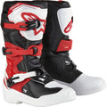 ALPINESTARS Youth Tech3S Boots - White/Black/Red - US 6 2014024-2030-6
