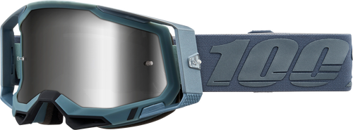 100% Racecraft 2 Goggles - Battleship - Silver Mirror 50010-00017