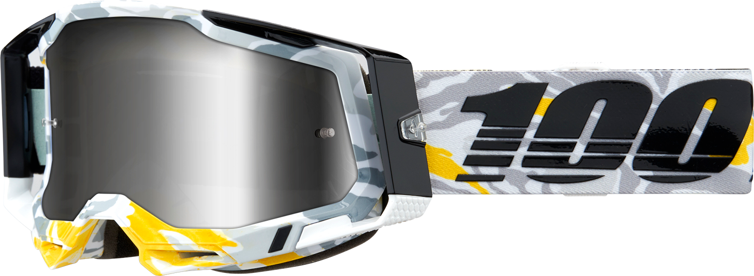 100% Racecraft 2 Goggles - Korb - Silver Mirror 50010-00019
