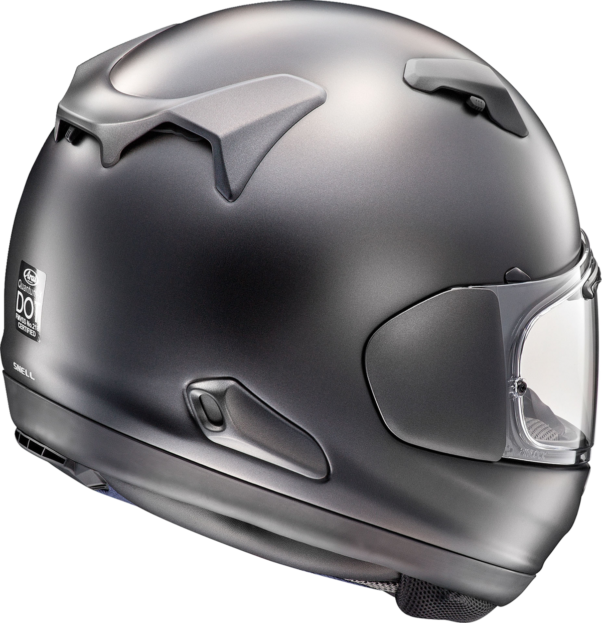 ARAI HELMETS ARAI Helmets Quantum-X Black Frost Medium with VAS-MV Shield and Pinlock 120 MaxVision