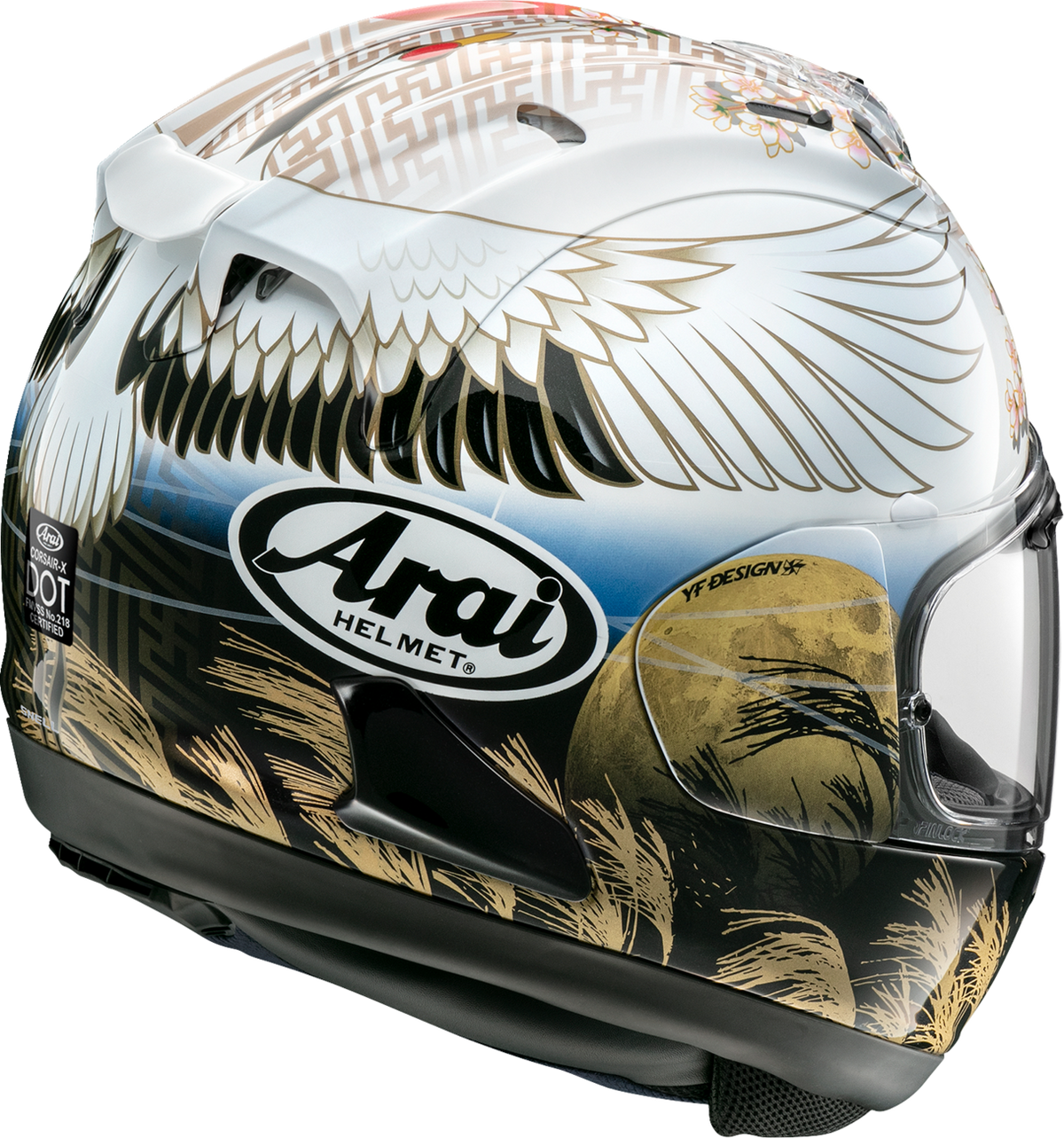 ARAI HELMETS ARAI Helmets Corsair-X Tsubasa XL Helmet with VAS Shield Mechanism and Advanced Safety Features