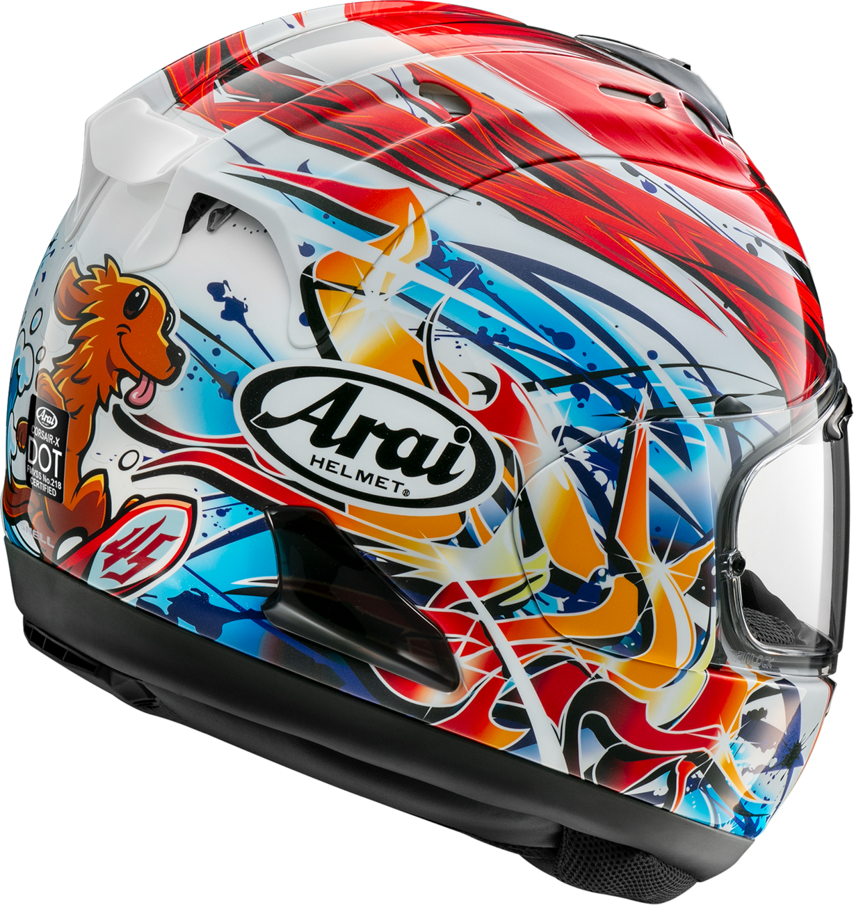 ARAI HELMETS, ARAI HELMETS Corsair-X Helmet Tetsuta XL 0101-18589 with VAS Shield Mechanism and Enhanced Safety Features