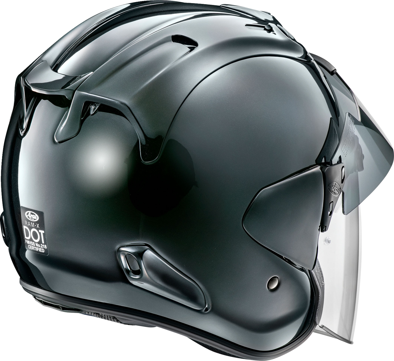 ARAI HELMETS, ARAI Helmets Ram-X Diamond Black Large - Model 0104-3373 with VAS-Z Shield System and Pinlock 120